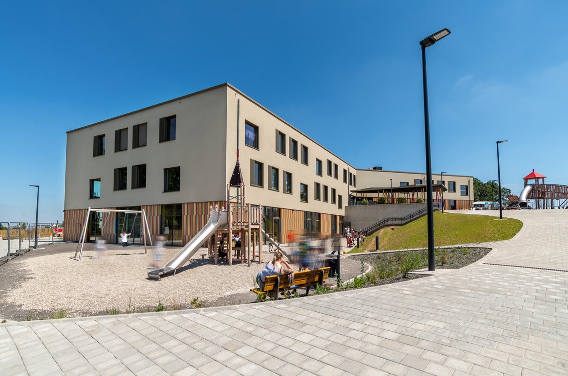 Campus scolaire et sportif à Eschdorf